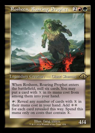 Rosheen, Roaring Prophet MH3-434 Modern Horizons 3 Magic card
