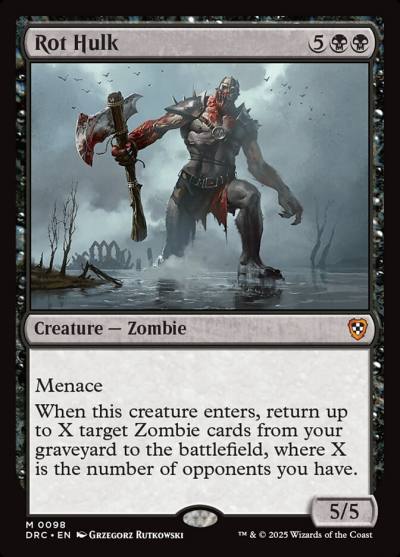 Rot Hulk DRC-98 Aetherdrift Commander Magic card
