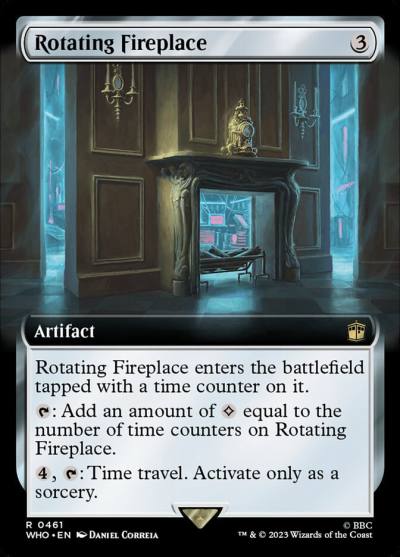 Rotating Fireplace WHO-461 Doctor Who Magic card