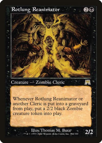 Rotlung Reanimator 164 Onslaught Magic card