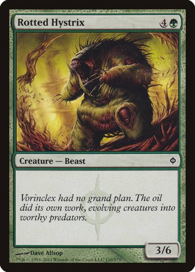 Rotted Hystrix 120 New Phyrexia Magic card