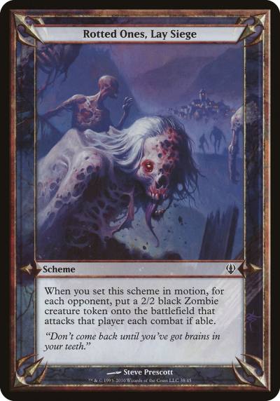 Rotted Ones, Lay Siege OARC-38STAR Archenemy Schemes Magic card