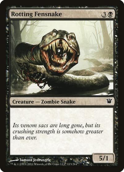 Rotting Fensnake 113 Innistrad Magic card