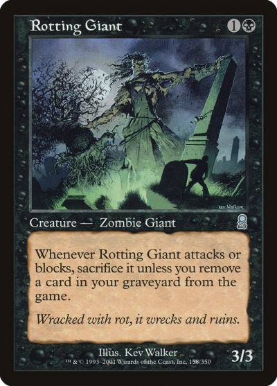 Rotting Giant 158 Odyssey Magic card