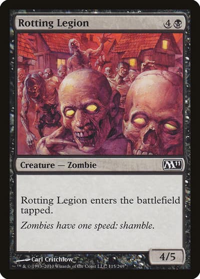 Rotting Legion 115 Magic 2011 Magic card