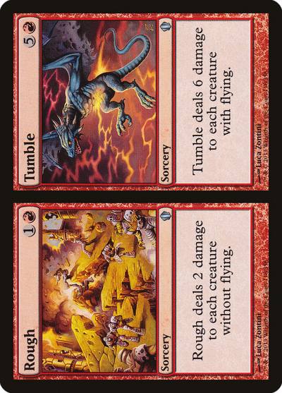 Rough // Tumble C13-118 Commander 2013 Magic card