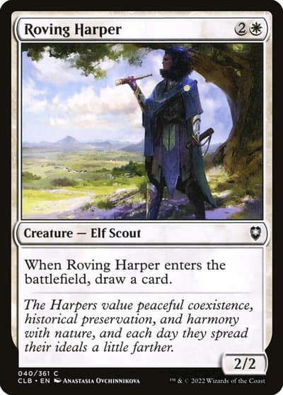 Roving Harper 40 Commander Legends: Battle for Baldur's Gate Magic card