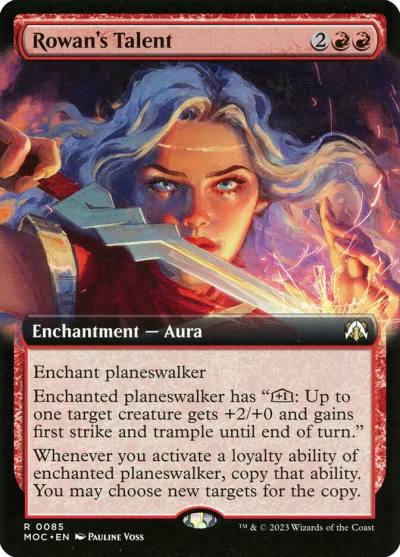 Rowan's Talent MOC-85 March of the Machine Commander Magic card