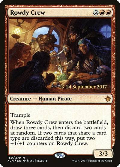 Rowdy Crew PXLN-159S Ixalan Promos Magic card