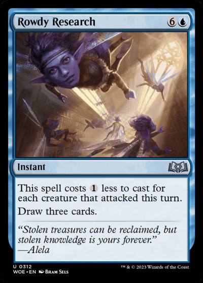 Rowdy Research WOE-312 Wilds of Eldraine Magic card