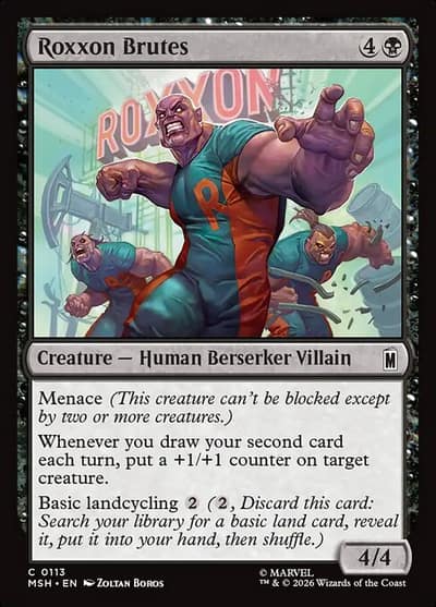 Roxxon Brutes 113 Marvel Super Heroes Magic card