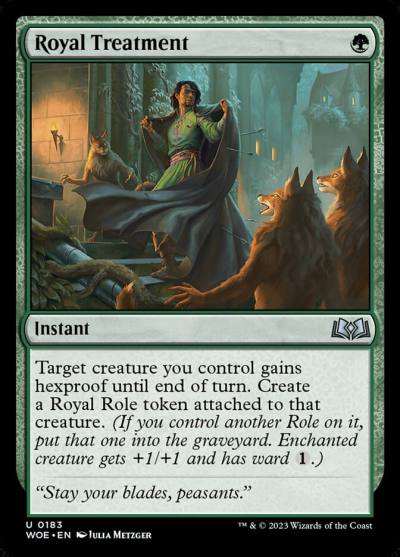 Royal Treatment WOE-183 Wilds of Eldraine Magic card