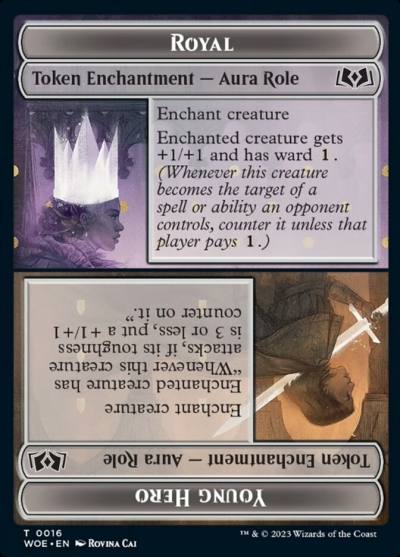 Royal // Young Hero TWOE-16 Wilds of Eldraine Tokens Magic card