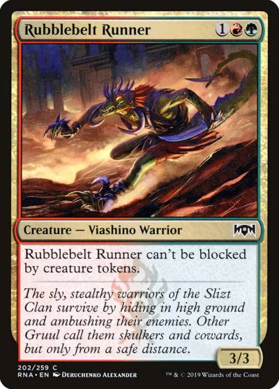 Rubblebelt Runner 202 Ravnica Allegiance Magic card