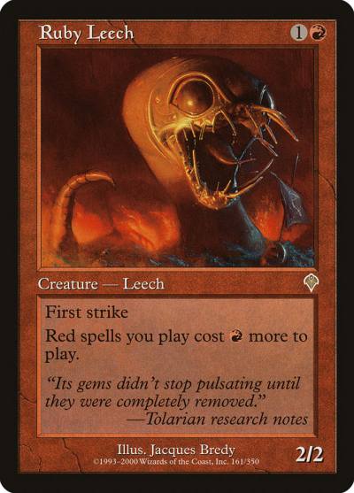 Ruby Leech INV-161 Invasion Magic card