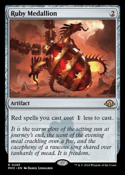 Ruby Medallion MH3-295 Modern Horizons 3 Magic card