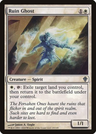 Ruin Ghost 19 Worldwake Magic card