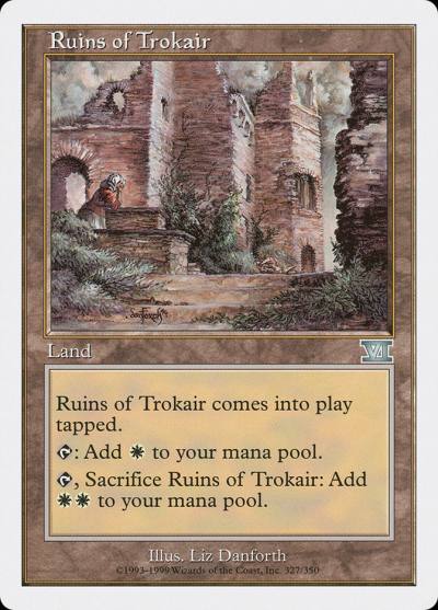 Ruins of Trokair 6ED-327 Classic Sixth Edition Magic card