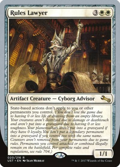 Rules Lawyer UST-20 Unstable Magic card