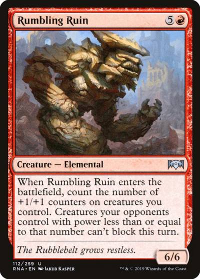 Rumbling Ruin RNA-112 Ravnica Allegiance Magic card