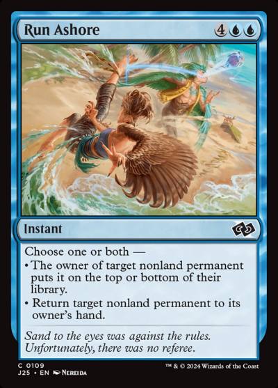 Run Ashore J25-109 Foundations Jumpstart Magic card