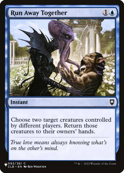 Run Away Together PLST-CLB-92 The List Magic card