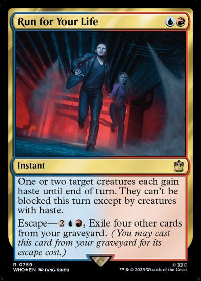 Run for Your Life WHO-759 Doctor Who Magic card