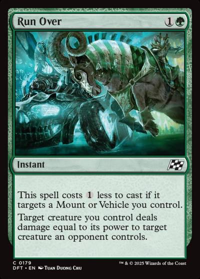 Run Over DFT-179 Aetherdrift Magic card
