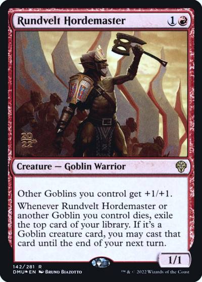 Rundvelt Hordemaster PDMU-142S Dominaria United Promos Magic card