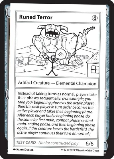 Runed Terror MB2-610 Mystery Booster 2 Magic card