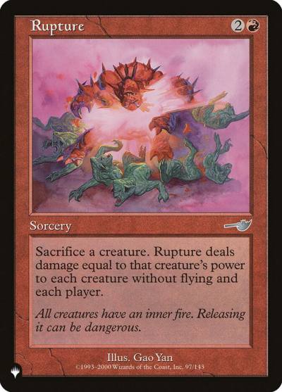 Rupture PLST-NEM-97 The List Magic card