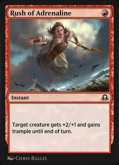 Rush of Adrenaline SIR-174 Shadows over Innistrad Remastered Magic card