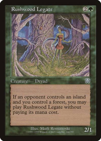 Rushwood Legate MMQ-266 Mercadian Masques Magic card