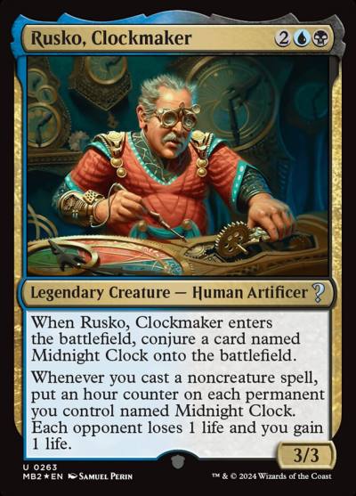 Rusko, Clockmaker MB2-263 Mystery Booster 2 Magic card