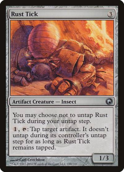 Rust Tick 198 Scars of Mirrodin Magic card