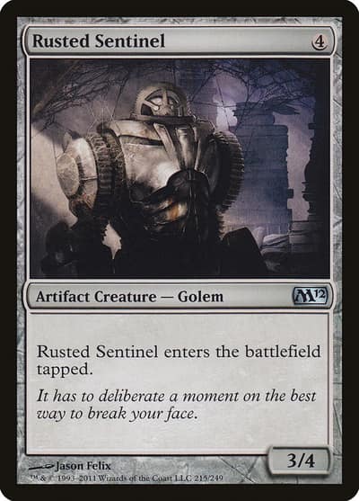 Rusted Sentinel 215 Magic 2012 Magic card