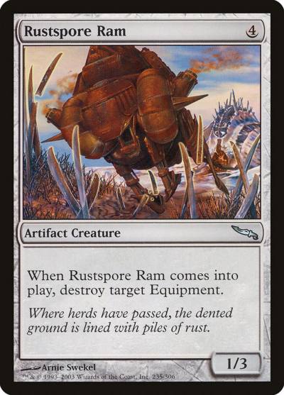Rustspore Ram MRD-235 Mirrodin Magic card
