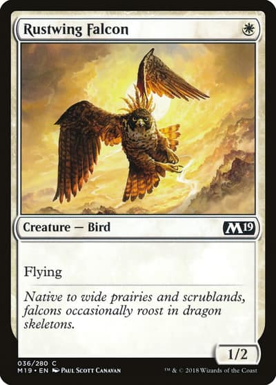 Rustwing Falcon 36 Core Set 2019 Magic card