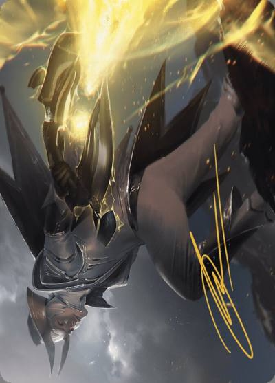 Ruthless Lawbringer // Ruthless Lawbringer AOTJ-32 Outlaws of Thunder Junction Art Series Magic card