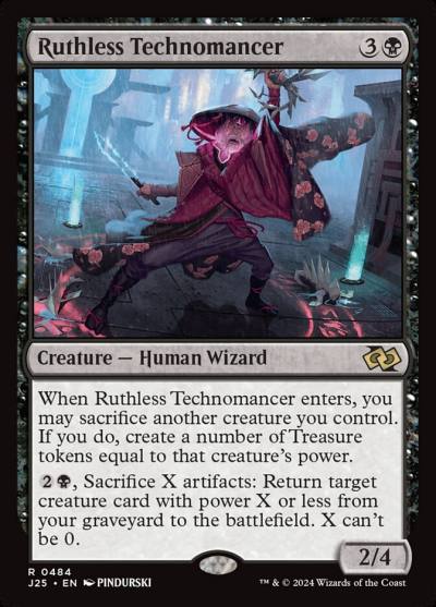 Ruthless Technomancer J25-484 Foundations Jumpstart Magic card