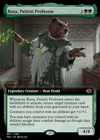 Ruxa, Patient Professor PRM-90154 Magic Online Promos Magic card