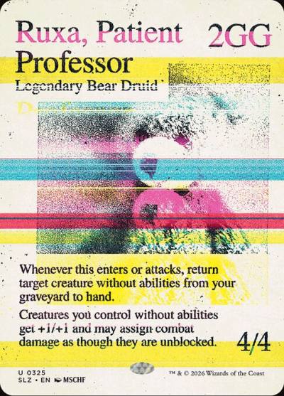 Ruxa, Patient Professor