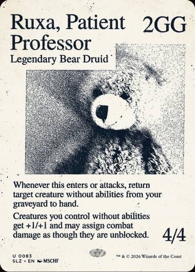 Ruxa, Patient Professor