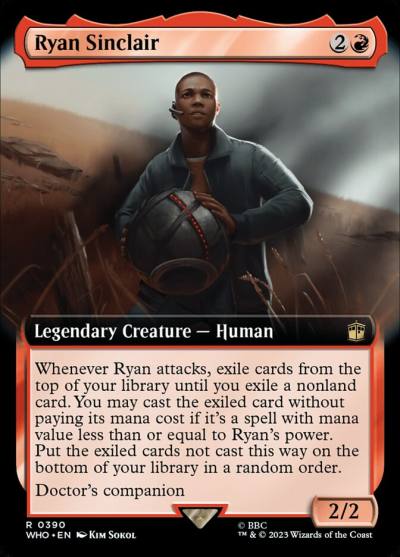 Ryan Sinclair WHO-390 Doctor Who Magic card