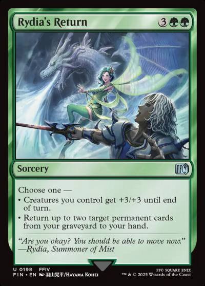 Rydia's Return FIN-198 Final Fantasy Magic card