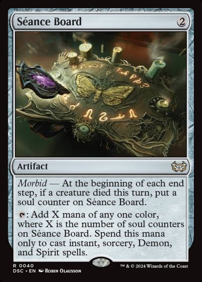 Séance Board DSC-40 Duskmourn: House of Horror Commander Magic card