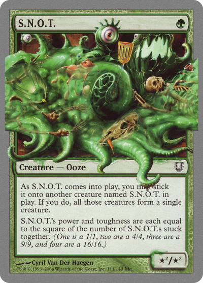 S.N.O.T. 111 Unhinged Magic card