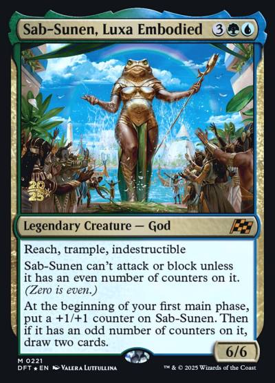 Sab-Sunen, Luxa Embodied PDFT-221S Aetherdrift Promos Magic card