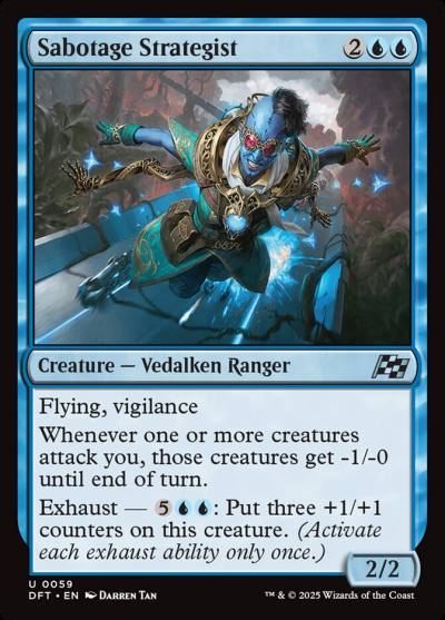 Sabotage Strategist DFT-59 Aetherdrift Magic card
