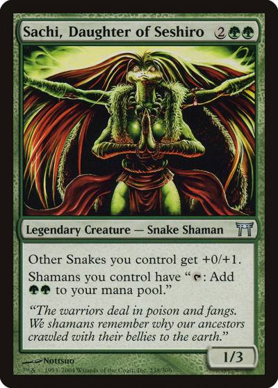 Sachi, Daughter of Seshiro 238 Champions of Kamigawa Magic card